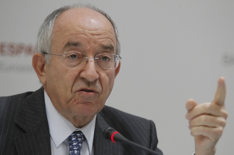 Miguel ngel Fernndez Ordoez, gobernador del Banco de Espaa. | Sergio Gonzlez