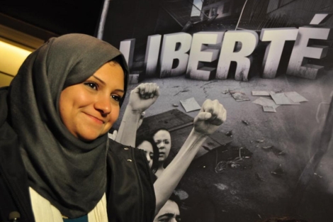 Asma Mahfuz, activista egipcia y una de las galardonadas con el Premio Sajarov. | Pau Palanco