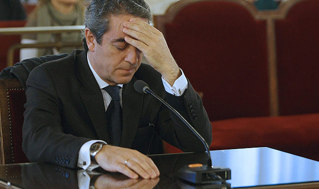 El ex vicepresidente de la Generalitat Víctor Campos, declara ante el tribunal. | Pool