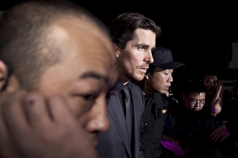 Christian Bale, en el estreno de 'Flores de guerra', en Pekn, el domingo pasado. | AP