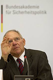 Wolfgang Schuble, ministro de Finanzas. | Afp