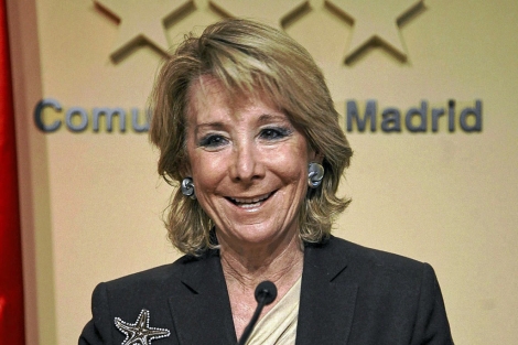 La Presidenta de la Comunidad de Madrid, Esperanza Aguirre. | Efe