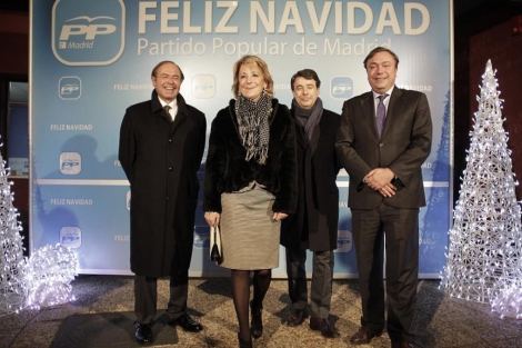 Esperanza Aguirre, Po Garca-EScudero, Ignacio Gonzlez y Juan Soler. | A. di Lolli