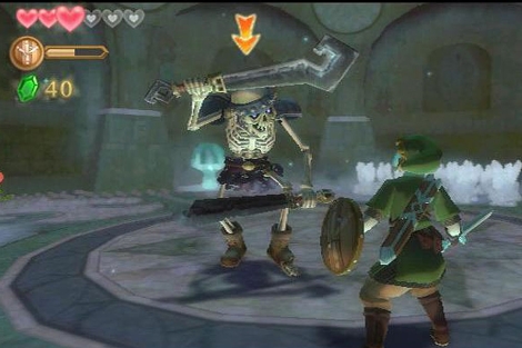 Escena de un combate del videojuego 'La leyenda de Zelda'. | Ap