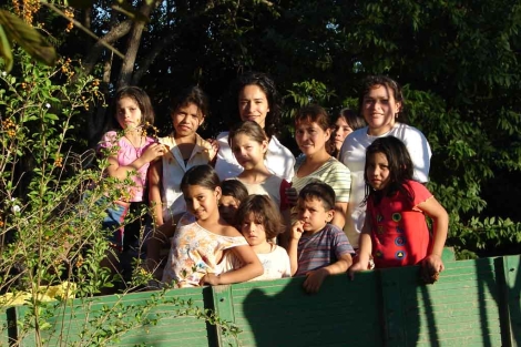 Con los niños del proyecto en Loma Alta. | Patricia Rodríguez