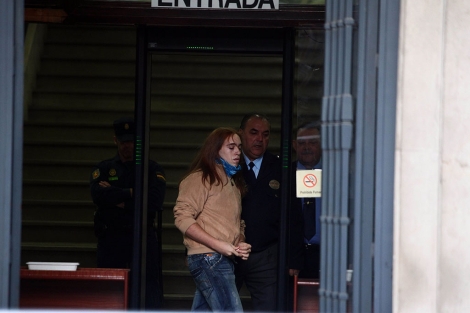 'El Cuco', entrando en la Audiencia de Sevilla para acudir al juicio. | J. Morn