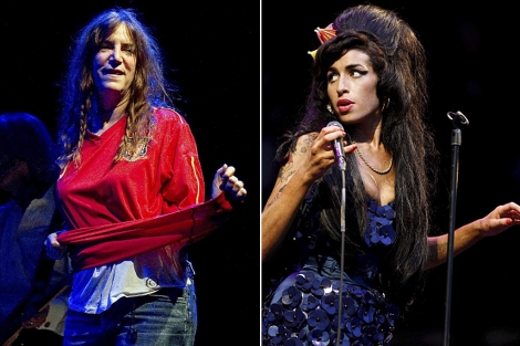 Patti Smith y Amy Winehouse. | Fotos: G. Arroyo | Efe
