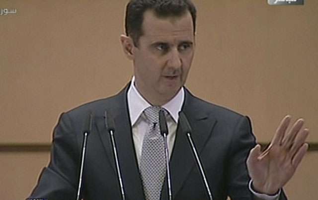El presidente sirio, Bashar Asad, se dirige a la nacin. | Afp