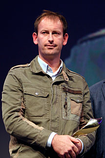 Jacquier, recogiendo un premio en 2010. | AFP