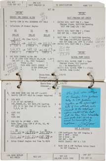 Pgina del manual del 'Apollo 13' que desat la polmica. | H.A.