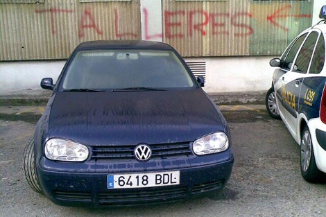 El coche que conduca Fernando Caldas cuando desaparecin en 2004. | N.. P.