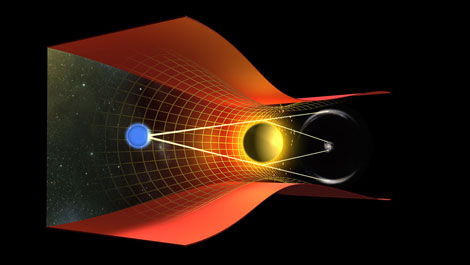 Lente gravitacional. | NASA,ESA, J. Richard (Caltech)