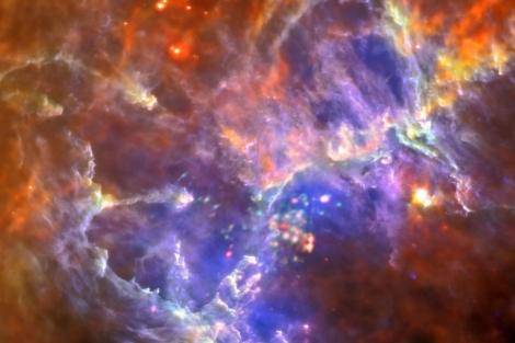 La Nebulosa del guila est situada a 6.500 aos luz de la Tierra.| ESA