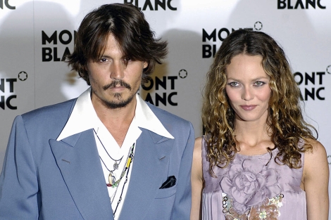 El actor Johnny Depp y la modelo, actriz y cantante francesa Vanessa Paradis. | Reuters