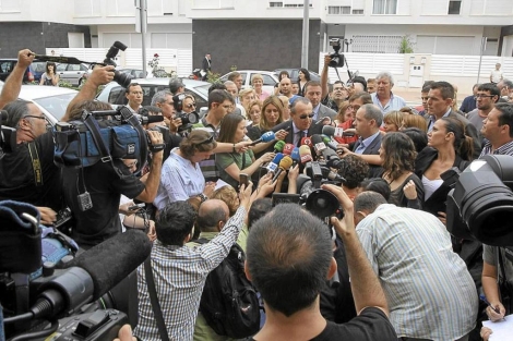 Fabra, a su llegada a los Juzgado de Nules para prestar declaracin. | ELMUNDO.es