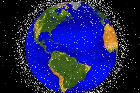 Acumulación de basura espacial en la órbita baja terrestre (LEO). | NASA