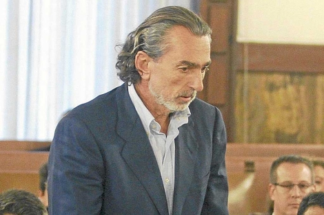 Francisco Correa, durante una sesin del juicio a Francisco Camps . | Efe