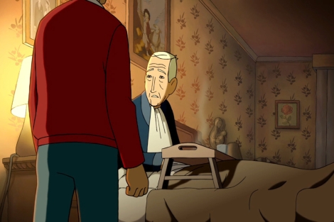 Fotograma de la película de animación 'Arrugas'.