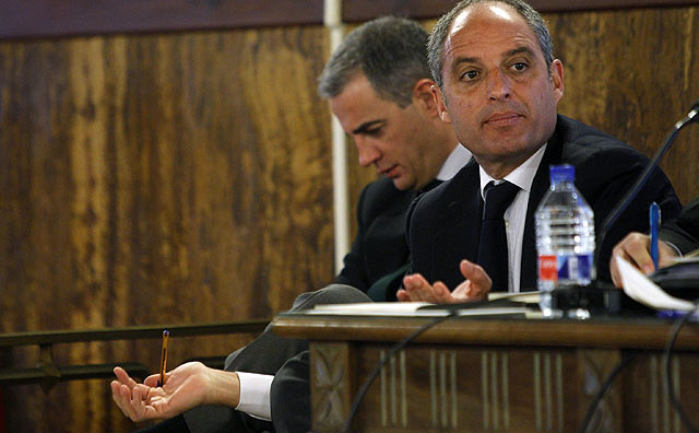 Ricardo Costa y Francisco Cams, durante el juicio. | Pool