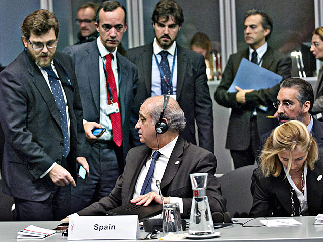 Fernndez, durante el consejo informal de ministros de Interior de la UE en Copenhague. | Efe