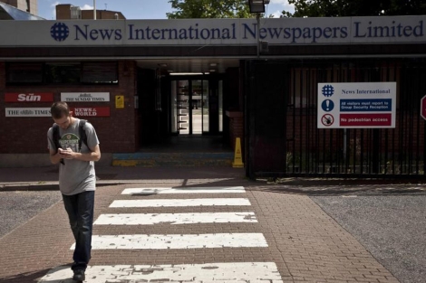 Sede de News International en Londres, empresa que edita 'News of the world'. | Ap