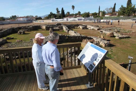 El yacimiento arqueolgico Baslica Paleocristiana de Vega del Mar. | ELMUNDO.es