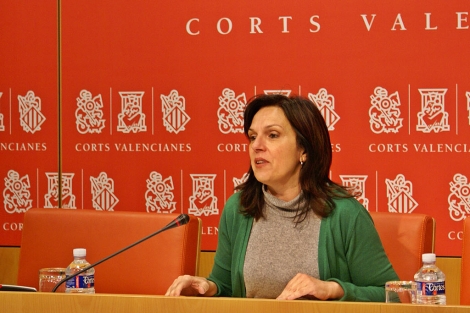 La secretaria general de los Socialistas Valencianos en Valencia, Carmen Martnez. | PSPV