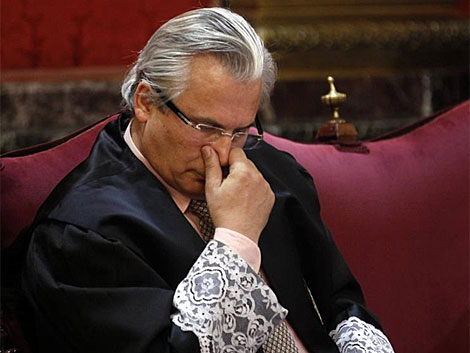Baltasar Garzn, durante el juicio por las escuchas ilegales de 'Grtel'. | Reuters/Andrea Comas