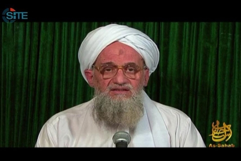 El líder de la red terrorista Al Qaeda, Ayman al Zawahiri. | AFP