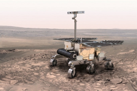 Recreacin del vehculo robtico de la misin 'ExoMars'. | ESA