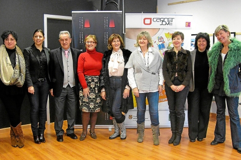 Tania Frau y Marisa Corts de Ars Nova con las representantes del Govern | CAIB