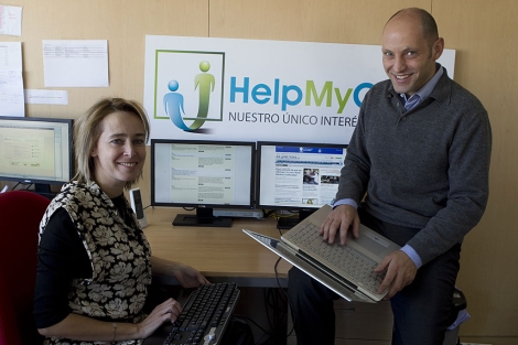 Oliva Feldman y Laurent Amar, confundadores de HelpMyCash.com