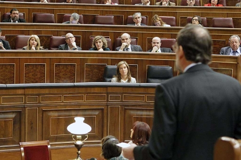 Mariano Rajoy, en la sesin de control al Ejecutivo en el Congreso de los Diputados. | Efe