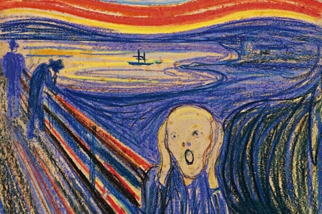 'El grito', de Munch, icono de la historia del arte y la cultura popular.