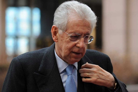 El primer ministro italiano, Marino Monti. | Afp / John Thys