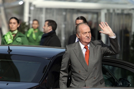 Don Juan Carlos, el pasado martes, en un acto en Bilbao. | Efe