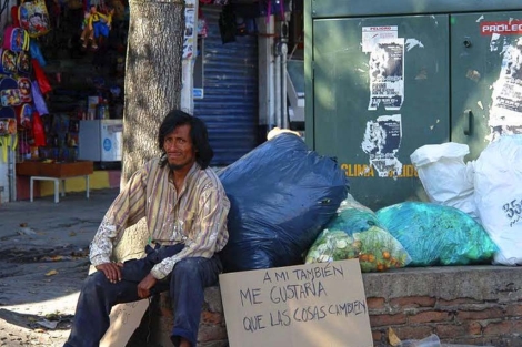 Un mendigo en Xalapa, Mxico. | Mayra Daz