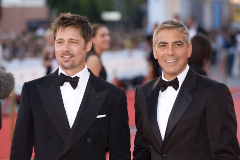 Brad Pitt y George Clooney actuarn en favor de las bodas gays. | Gtres