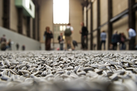 Pipas de porcelana de Ai Weiwei.| Leon Neal