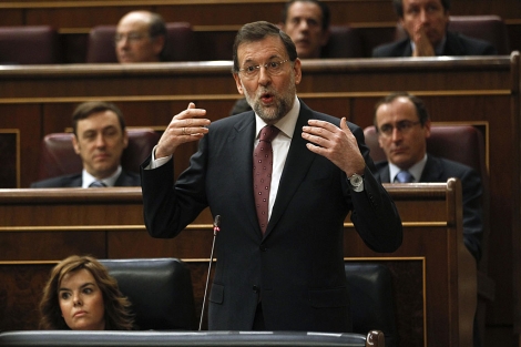 Mariano Rajoy, en el Congreso. | Reuters.