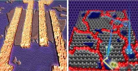 Imagen del grafeno obtenido en Nanoinnova Tech.