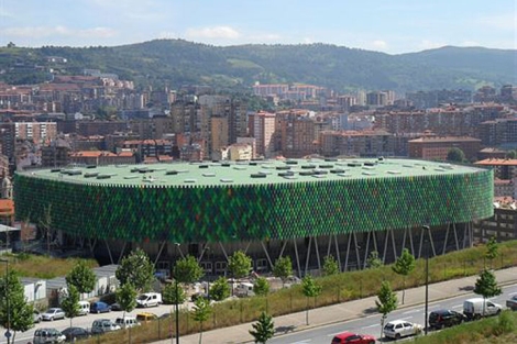 El edificio deportivo Bilbao Arena.