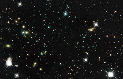 Abell 520 observado en el óptico| NASA/ESA/HST//CFHT