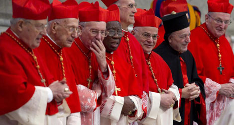 Cardenales nombrados por el Papa en febrero de 2012. | Efe
