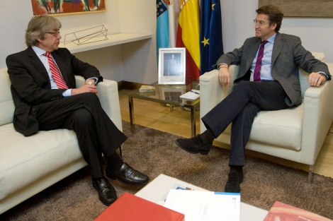 El embajador aleman Reinhard Silberberg se reuni con Feijo en Vigo. | Xunta