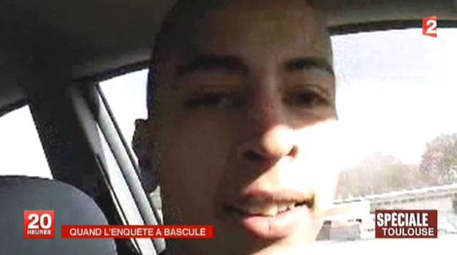 El asesino de Toulouse, Mohamed Merah, en una imagen difundida por la cadena televisiva France 2. | Foto: France 2