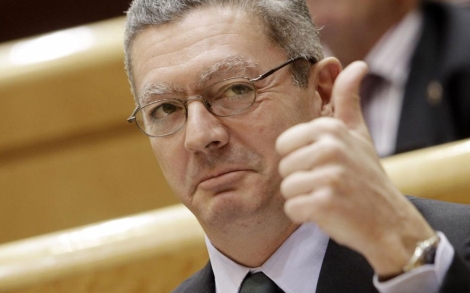 El ministro de Justicia, en el pleno del Senado. | Alberto Di Lolli