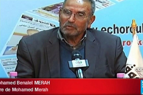 El padre de Mohamed Merah, en una entrevista en televisin. | Afp