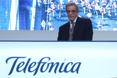 El presidente de Telefnica, Csar Alierta. | Javier Barbancho
