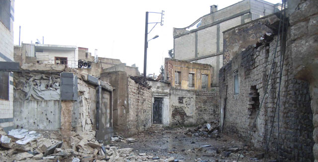 Edificios daados en la localidad siria de Homs. | Reuters